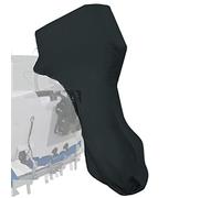 Coverify Housse de Moteur de Hors-Bord complète Noire très résistante en Tissu Oxford 600D imperméable avec Sangle Coupe-Vent (250-350 CV)