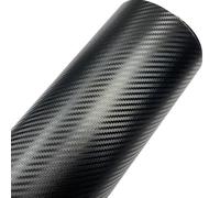 Covering Carbone Autocollant en vinyle mat tout noir for voiture, film fibre de carbone, d'emballage for , peau d'ordinateur portable, housse téléphone, films décoration for moto(3D,50CM X 200CM)