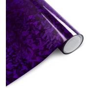Covering Voiture Forgé,Violet Covering Carbone 150 X 30cm,Arespark Film Autocollant Adhésif,Carbone de Vinyle,Autocollant Imperméable pour Autos & Motos