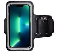 CoverKingz Brassard de Sport pour Apple iPhone 14 Pro/iPhone 13 Pro - Brassard pour Smartphone, Accessoire de Sport avec Poche pour Les clés iPhone 14 Pro/iPhone 13 Pro - Accessoire Sport, Noir