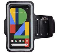 CoverKingz Brassard de Sport pour Google Pixel 4 XL - Brassard pour Smartphone, Accessoire de Sport avec Poche pour Les clés Pixel 4 XL - Accessoire Sport, Brassard téléphone Portable Noir