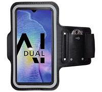 CoverKingz Brassard de Sport pour Huawei Mate 20 Pro - Brassard pour Smartphone, Accessoire de Sport avec Poche pour Les clés Mate 20 Pro - Accessoire Sport, Brassard téléphone Portable Noir