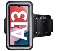 CoverKingz Brassard de Sport pour Samsung Galaxy A13 5G - Brassard pour Smartphone, Accessoire de Sport avec Poche pour Les clés Galaxy A13 5G - Accessoire Sport, Brassard téléphone Portable Noir