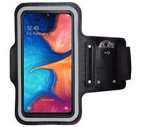 CoverKingz Brassard de Sport pour Samsung Galaxy A20e - Brassard pour Smartphone, Accessoire de Sport avec Poche pour Les clés Galaxy A20e - Accessoire Sport, Brassard téléphone Portable Noir