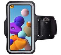 CoverKingz Brassard de Sport pour Samsung Galaxy A21s Brassard pour Smartphone, Accessoire de Sport avec Poche - Accessoire Sport, Brassard téléphone Portable Noir