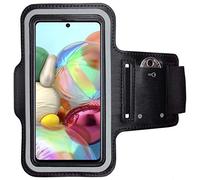 CoverKingz Brassard de Sport pour Samsung Galaxy A51 - Brassard pour Smartphone, Accessoire de Sport avec Poche pour Les clés Galaxy A51 - Accessoire Sport, Brassard téléphone Portable Noir