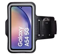 CoverKingz Brassard de Sport pour Samsung Galaxy A54 - Brassard pour Smartphone, Accessoire de Sport avec Poche pour Les clés Samsung Galaxy A54 - Accessoire Sport, Brassard téléphone Portable Noir