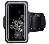 CoverKingz Brassard de sport pour Samsung Galaxy S20 Ultra - Brassard pour smartphone, accessoire de sport avec poche pour les clés Galaxy S20 Ultra - brassard téléphone portable - noir