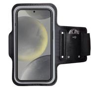 CoverKingz Brassard de sport pour Samsung Galaxy S24+ - Brassard avec compartiment pour clés - Brassard de sport pour téléphone portable - Noir