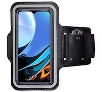 CoverKingz Brassard de Sport pour Xiaomi Redmi 9T - Brassard pour Smartphone, Accessoire de Sport avec Poche pour Les clés Redmi 9T - Accessoire Sport, Brassard téléphone Portable Noir