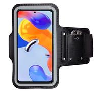 CoverKingz Brassard de Sport pour Xiaomi Redmi Note 11 Pro 5G/Pro Plus - Brassard pour Smartphone, Accessoire de Sport avec Poche pour Les clés Xiaomi Redmi Note 11 Pro 5G/11 Pro Plus - Portable Noir