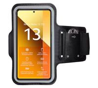 CoverKingz Brassard de sport pour Xiaomi Redmi Note 13, avec poche pour clés, support pour le haut du bras, noir