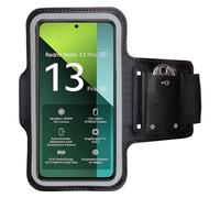 CoverKingz Brassard de sport, pour Xiaomi Redmi Note 13 Pro, avec compartiment pour clés, support pour le haut du bras, noir