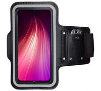CoverKingz Brassard de Sport pour Xiaomi Redmi Note 8 - Brassard pour Smartphone, Accessoire de Sport avec Poche pour Les clés Redmi Note 8 - Accessoire Sport, Brassard téléphone Portable Noir