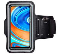 CoverKingz Brassard de Sport pour Xiaomi Redmi Note 9 Pro - Brassard pour Smartphone, Accessoire de Sport avec Poche - Accessoire Sport, Brassard téléphone Portable Noir