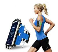 CoverKingz Brassard de Sport Universel 4,0-7,0 Pouces - Brassard pour Smartphone - Accessoire de Sport - Brassard téléphone Portable Bleu
