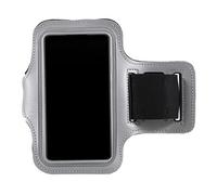 CoverKingz Brassard de Sport Universel 5,9-6,5 Pouces - - Brassard pour Smartphone, Accessoire de Sport avec Poche pour Les clés - Accessoire Sport, Brassard téléphone Portable Argent