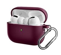 CoverKingz Coque compatible avec AirPods Pro 2 - Coque de protection en silicone - Bordeaux