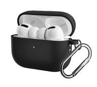 CoverKingz Coque compatible avec AirPods Pro 2 - Coque de protection en silicone - Noir