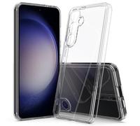 CoverKingz Coque de Protection Compatible avec Samsung Galaxy A55 5G Coque de Protection Antichoc avec Protection d'appareil Photo Coque en Silicone/Acrylique Transparente Coque Hybride Mince Transpa