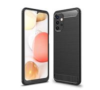 CoverKingz Coque de téléphone Portable pour Samsung Galaxy A32 5G - Etui en Silicone Smartphone pour Galaxy A32 5G - Protection Souple Couleurs Carbone Noir