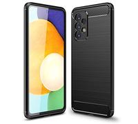 CoverKingz Coque de téléphone Portable pour Samsung Galaxy A33 5G - Etui en Silicone Smartphone pour Galaxy A33 5G - Protection Souple Couleurs Carbone Noir