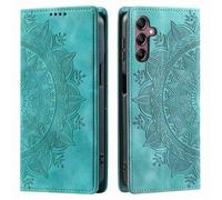 CoverKingz Étui de protection à rabat pour Samsung Galaxy A16 5G avec compartiment pour cartes et fonction support - Motif mandala vert