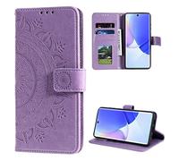 CoverKingz Housse téléphone Portable pour Huawei Nova 9/Honor 50 - étui Housse avec Compartiment pour Carte Nova 9/Honor 50 Cover - Protection à Rabat Motif Mandala Violet
