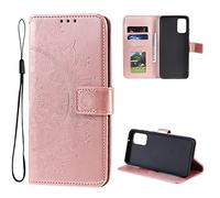 CoverKingz Housse téléphone Portable pour Samsung Galaxy A33 5G - étui Housse avec Compartiment pour Carte Galaxy A33 5G Cover - Motif Mandala Doré