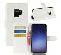 CoverKingz Housse téléphone Portable pour Samsung Galaxy S9 Plus- étui Housse avec Compartiment pour Carte Galaxy S9 Plus Cover - Blanc