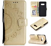 CoverKingz Samsung Galaxy S10e Housse de téléphone portable Flip Case Mandala Gold