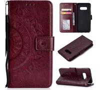 CoverKingz Samsung Galaxy S10e Housse pour téléphone portable Flip Case Mandala Brown