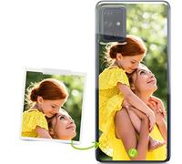Coverpersonalizzate.it Coque Personnalisable pour Samsung Galaxy A71 5g avec ta Photo, Image ou Inscription. Étui Souple en TPU Gel Transparent. Impression de qualité supérieure