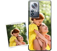 Coverpersonalizzate.it - Coque personnalisée Compatible avec Xiaomi 12 Pro avec Votre Photo ou Votre Texte - Coque de Protection en TPU Transparent