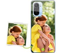 Coverpersonalizzate.it - Coque personnalisée Compatible avec Xiaomi Mi 11i avec Votre Photo ou Votre Texte - Coque de Protection en TPU Transparent