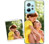 Coverpersonalizzate.it - Coque personnalisée Compatible avec Xiaomi Redmi Note 12 4G avec Votre Photo ou Votre Texte - Coque de Protection en TPU Transparent