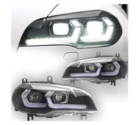 Covers Phares Feux De Voiture Pour BMW X5 E70 LED 2007 - 2013, Œil D'ange DRL, Lampe Frontale, Accessoires Automobiles, Lentille Projecteur Couverture phare avant(For 2011-2013)