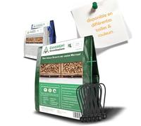 CoverUp! Bâche en Toile 2 x 3 m 10 tendeurs de bâche INCL. - bâche de Protection avec œillets, indéchirable, étanche 200 g/m2 - Vert