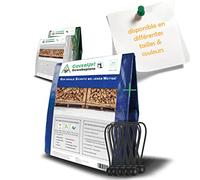 CoverUp! Bâche 3 x 3 - Toile Renforcée 200 g/m² - Étanche & Indéchirable - Œillets INOX + 10 tendeurs - Idéale pour Jardin, Camping, Bois - Bleu