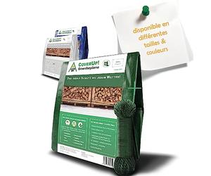 CoverUp! Bâche 4.0 x 6.0 - Toile Renforcée 120 g/m² - Étanche & Indéchirable - Œillets INOX + Corde 22 m - Idéale pour Jardin, Camping, Bois - Vert