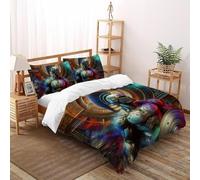 CoVeTviCT RitterBettbezug-Bettwäsche-Set 3D Jungen Mädchen Kinder 3 Stück Premium Mikrofaser Mit Kissenbezug Mit ReißverschlussDouble(200x200cm)