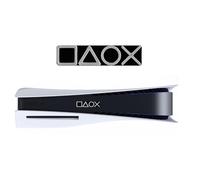 Covic Cache de port USB 3D et style pour Sony PS5 (horizontal, noir, plastique, couleur unie)