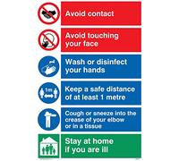 Covid 19 Panneau multiplicateur 1 mètre