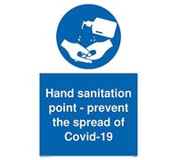 Covid-19 Point d'hygiène pour les mains