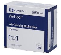 COVIDIEN™ Webcol™ Skin Cleansing Alcohol Prep (préparation à base d'alcool pour le nettoyage de la peau) 200 pc(s)