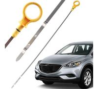 Covnikyer Indicateur de niveau d'huile moteur compatible avec Ford Edge Explorer Flex Taurus, Lincoln Continental MKS MKT MKX MKZ Nautilus 3,5 L 3,7 L Remplace le bâton d'huile liquide DG1Z-6750-AB