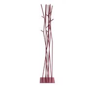 COVO portemanteau sur pied LATVA (Rouge Pourpre - Métal verni)