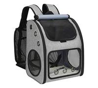 COVONO Sac à dos extensible pour chat, chien et petits animaux, sac de transport portable pour animal de compagnie, design super ventilé, approuvé par les compagnies aériennes, idéal pour les voyages,
