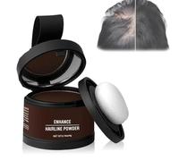 Covrix Instant Hair Powder - Hairline Powder, Instantly Conceals Hair Loss, Root Touch up Powder, For Thinning Hair, Water Sweat Resistant (06 Dark Brown)