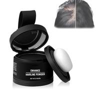Covrix Instant Hair Powder - Hairline Powder, Instantly Conceals Hair Loss, Root Touch up Powder, For Thinning Hair, Water Sweat Resistant (03 Black)